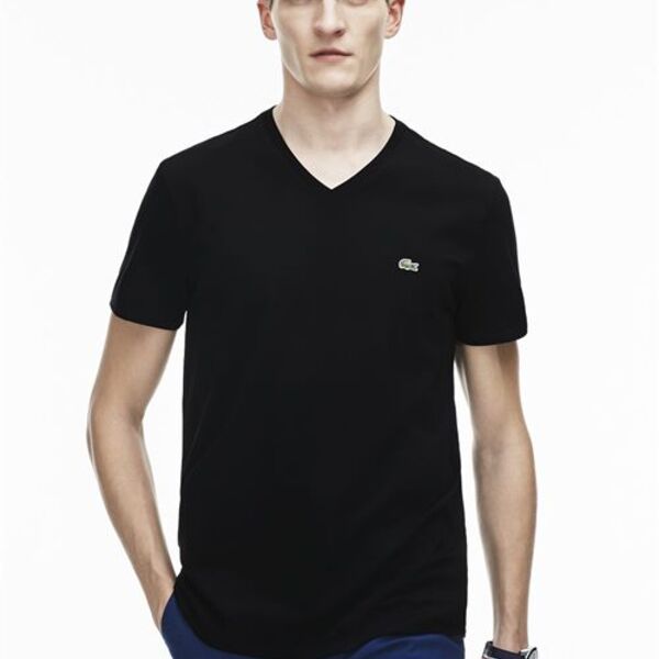 Lacoste - Pima Cotton V-Neck T-Shirt Thumbnail