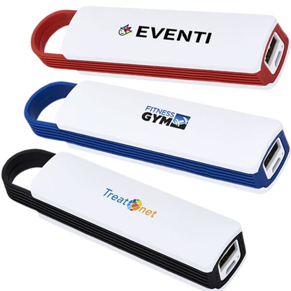 UL Certified Accent Loop Power Bank - 2200 mAh Thumbnail