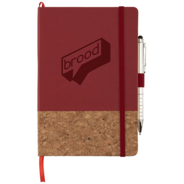 5.5" x 8.5" Lucca Cork Hard Bound JournalBook® Thumbnail