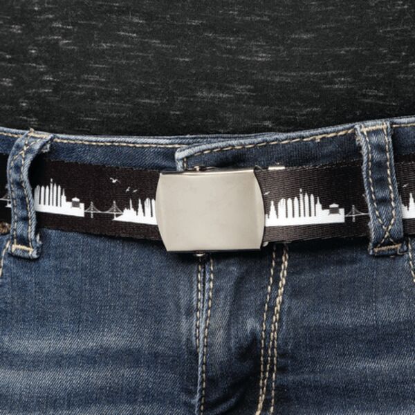 Full Color Adjustable Belt with Buckle Thumbnail
