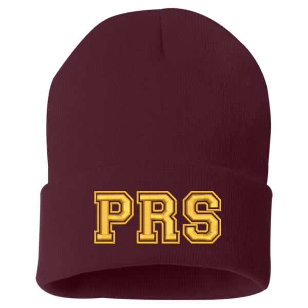 SCHOOL SPIRITWEAR - Cuffed Knit Beanie *Embroidered Logo* Thumbnail